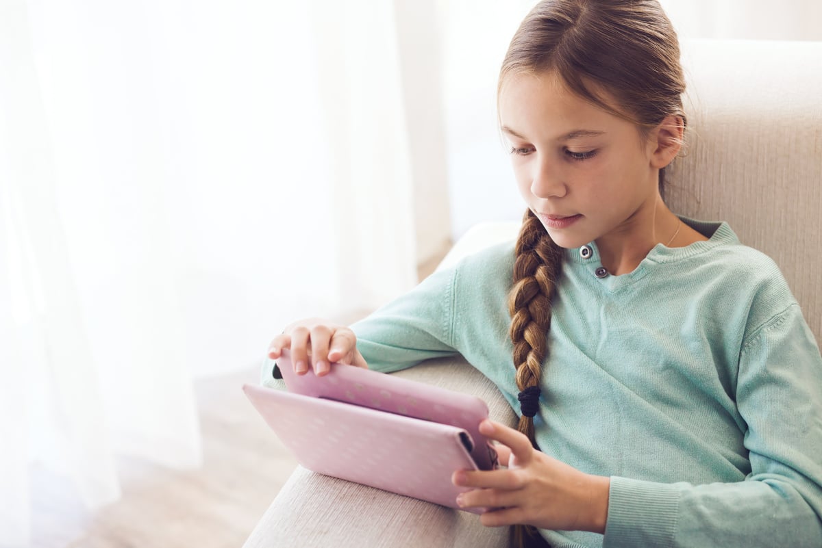 Child Using Ipad